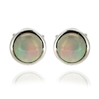 Boucles d'oreilles en argent et Opale Welo