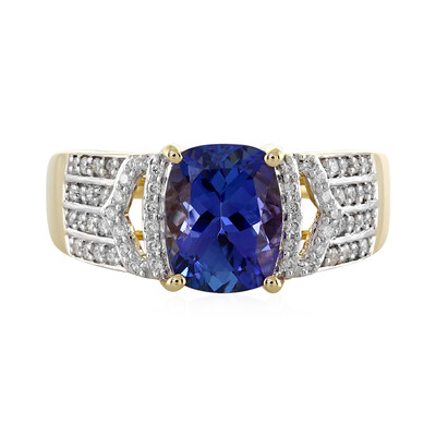 Bague en or et Tanzanite AAA (AMAYANI)