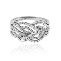 Bague en platine et Diamant Flawless (F) (LUCENT DIAMONDS)