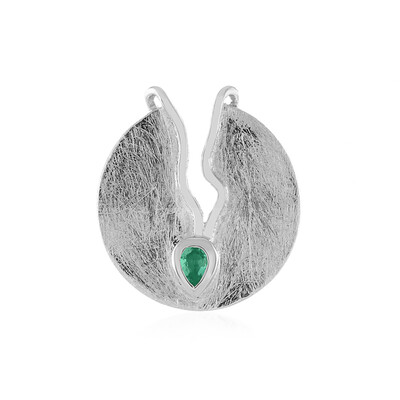 Pendentif en argent et Emeraude d'Ethiopie (MONOSONO COLLECTION)