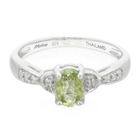 Bague en argent et Tourmaline Paraïba