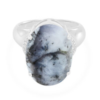 Bague en argent et Agate dendritique