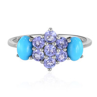Bague en argent et Turquoise Sleeping Beauty