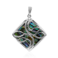 Pendentif en argent et Coquillage d'Abalone