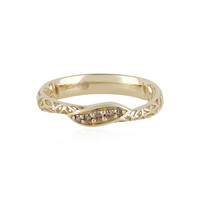 Bague en or et Diamant champagne I1 (Ornaments by de Melo)