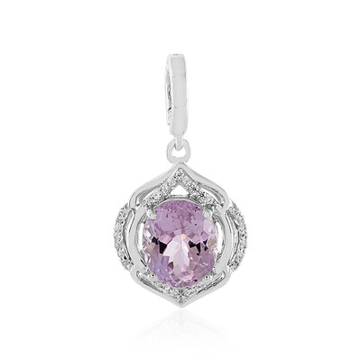 Pendentif en argent et Kunzite