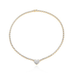 Collier en laiton et Diamant I3 (I) (Juwelo Style)