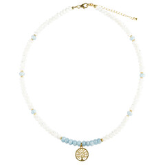 Collier en argent et Aigue-marine