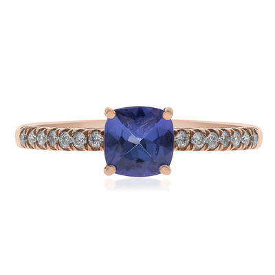 Bague en or et Tanzanite