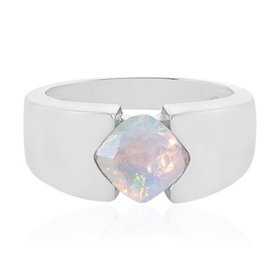 Bague en argent et Opale Welo