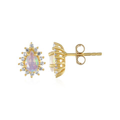 Boucles d'oreilles en argent et Opale Welo