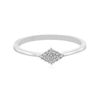 Bague en argent et Diamant I1 couleur (I)