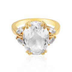 Bague en argent et Quartz blanc