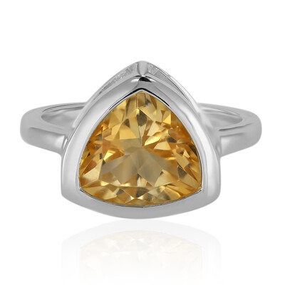 Bague en argent et Citrine (MONOSONO COLLECTION)