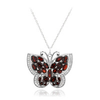Collier en argent et Grenat