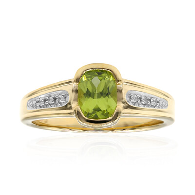 Bague en or et Péridot de l'Arizona (Amanda Adkins)