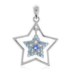 Pendentif en argent et Tanzanite