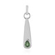 Pendentif en argent et Saphir vert de Tuléar  (Pallanova)