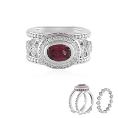 Bague en argent et Grenat du Malawi (Dallas Prince Designs)