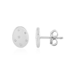 Boucles d'oreilles en argent et Diamant I2 (I)