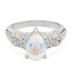 Bague en argent et Topaze Rayon de Lune