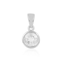 Pendentif en argent et Quartz blanc