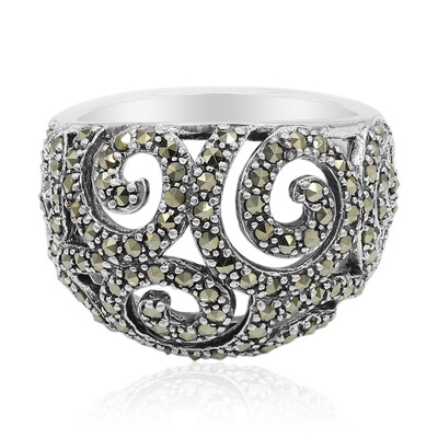 Bague en argent et Marcassite