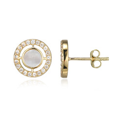 Boucles d'oreilles en argent et Nacre