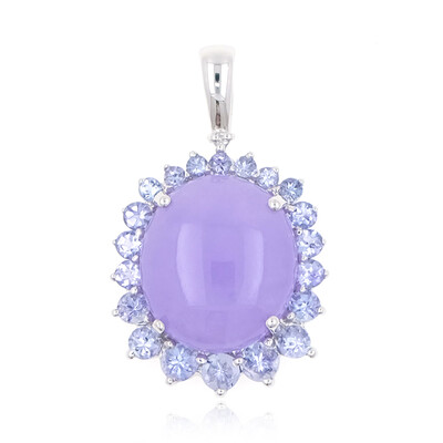 Pendentif en or et Jade lavande