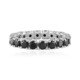 Bague en argent et Spinelle noir