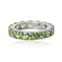 Bague en argent et Péridot