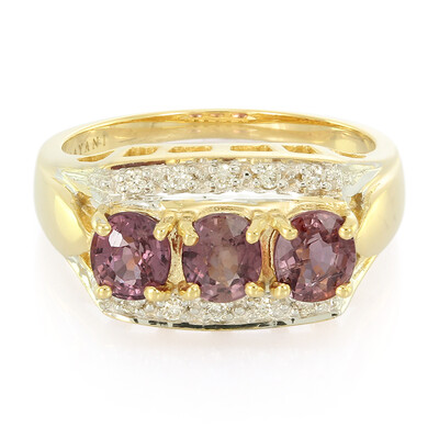 Bague en or et Saphir Padparadscha non chauffé (AMAYANI)