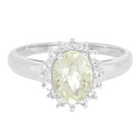 Bague en argent et Orthose