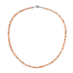 Collier en argent et Pierre du Soleil
