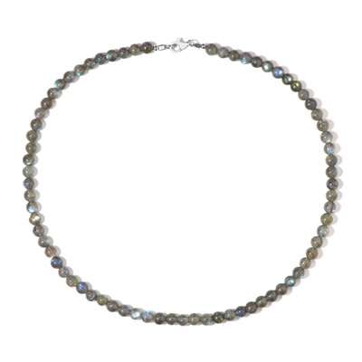 Collier en argent et Labradorite