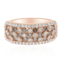 Bague en or et Diamant chocolat SI2