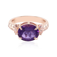 Bague en argent et Améthyste de Sibérie (Adela Silber)