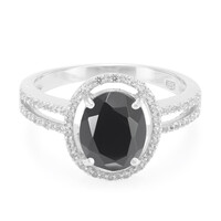 Bague en argent et Onyx noir