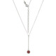 Collier en argent et Grenat du Mozambique