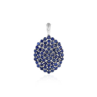 Pendentif en or et Saphir bleu