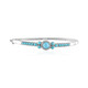 Bracelet en argent et Turquoise Sleeping Beauty (Faszination Türkis)