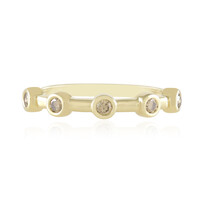 Bague en or et Diamant champagne SI1