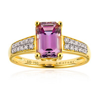 Bague en or et Diaspora rose (AMAYANI)