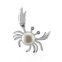 Pendentif en argent et Perle de culture d'eau douce