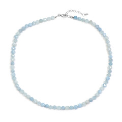 Collier en argent et Aigue-marine
