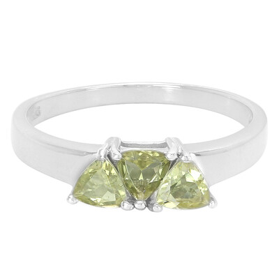 Bague en argent et Apatite Xia