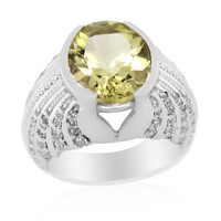 Bague pour homme en argent et Quartz de l'Ouro Verde