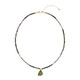 Collier en argent et Ammolite