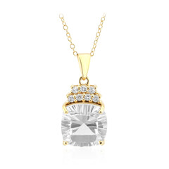 Collier en argent et Topaze blanche
