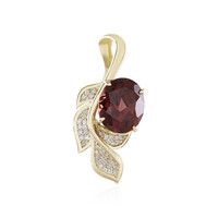 Pendentif en or et Zircon rose (de Melo)